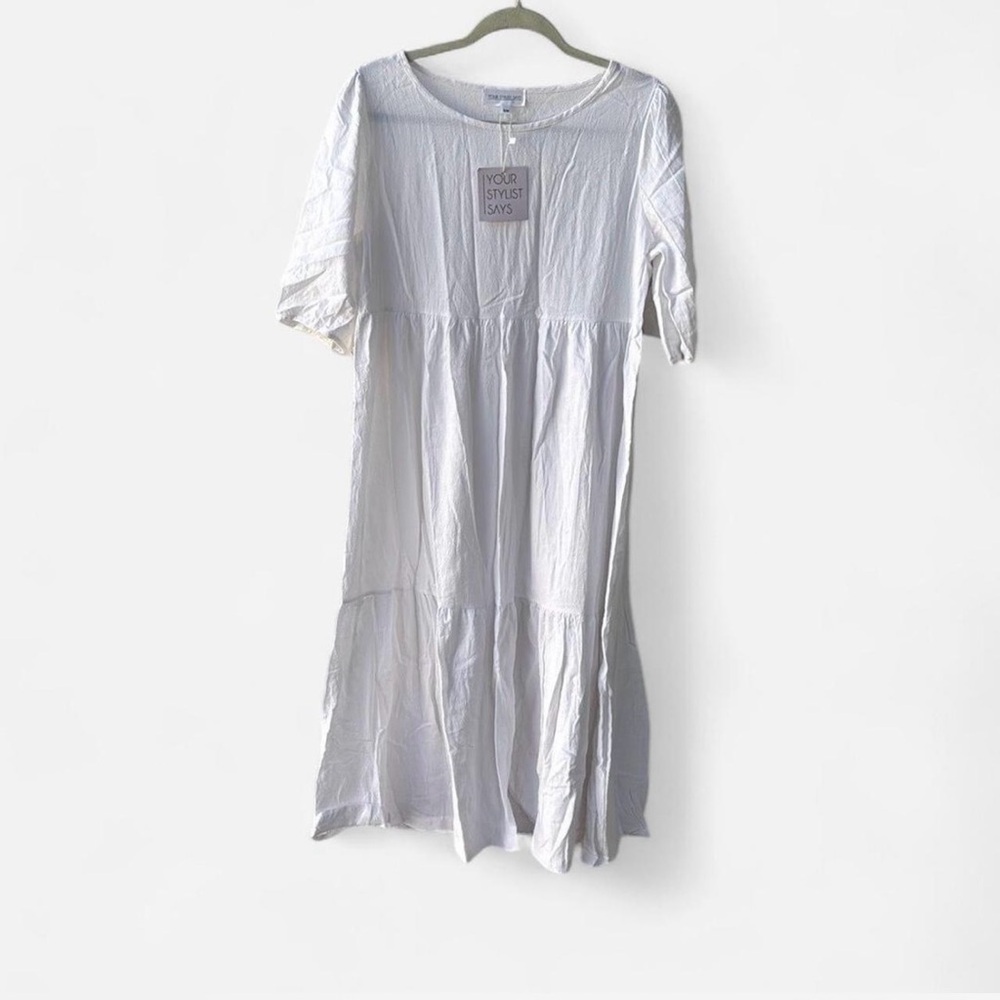 White Midi Dress